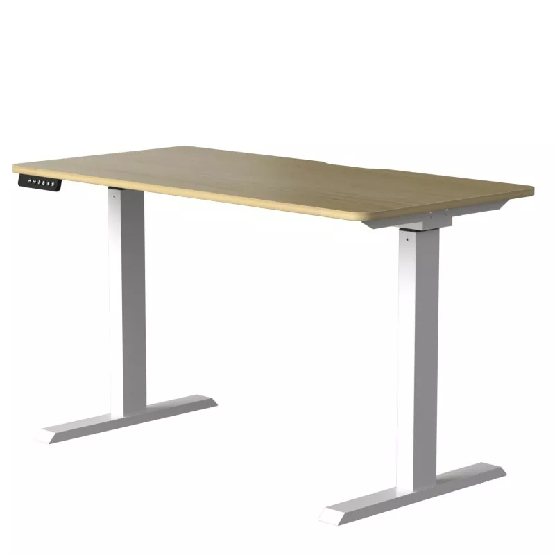 Table de levage électrique à double moteur en bois massif